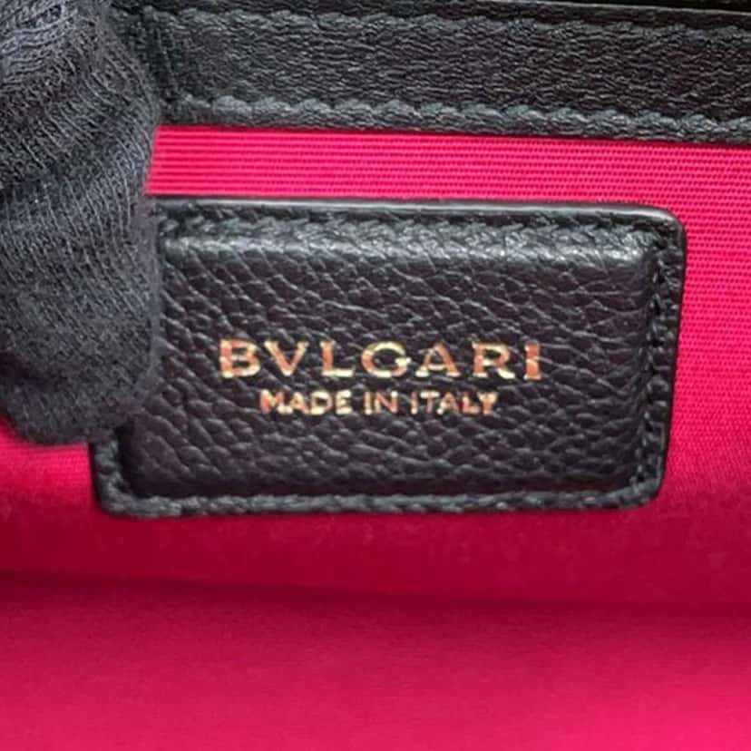 Bvlgari Leather Alba Satchel White Leather Good condition - Box View