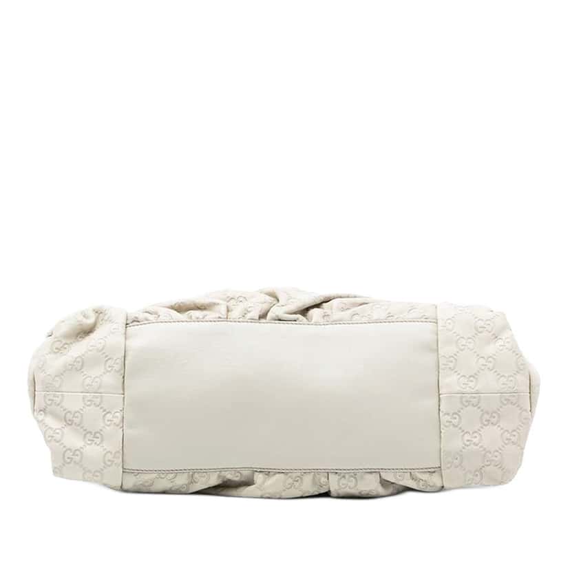 Gucci Guccissima Hysteria Handbag White Leather Very good condition - Inside View