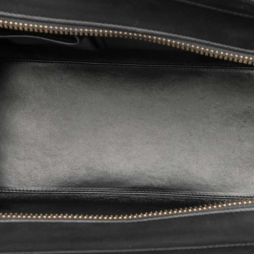 Celine Micro Tricolor Leather Luggage Tote Brown Leather Very good condition - Model View