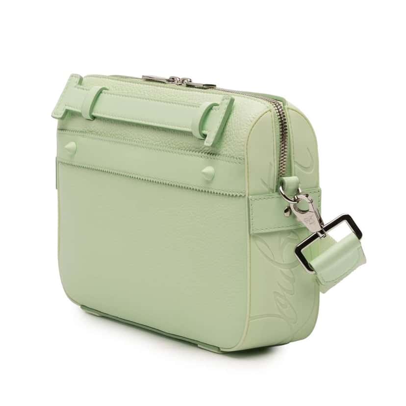 Christian Louboutin Leather Ruisbuddy Crossbody Green Leather Very good condition - Back View
