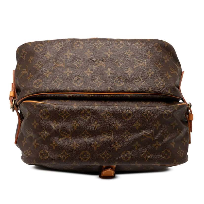 Louis Vuitton Monogram Saumur 35 Brown Good condition - Inside View