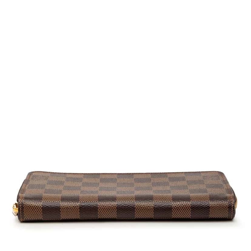 Louis Vuitton Damier Ebene Zippy Long Wallet Brown Very good condition - Inside View