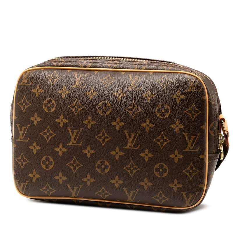 Louis Vuitton Monogram Reporter PM Brown Good condition - Back View