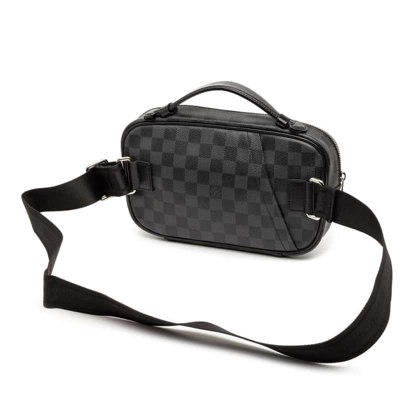 Louis Vuitton Damier Graphite Ambler Black Good condition - Back View