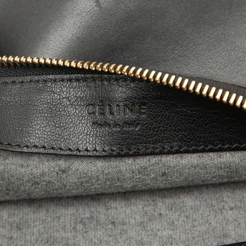 Celine Large Lambskin Trio Crossbody Black Leather Good condition - Box View