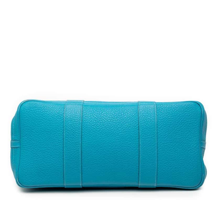 Hermès Negonda Garden Party 36 Blue Leather Good condition - Inside View
