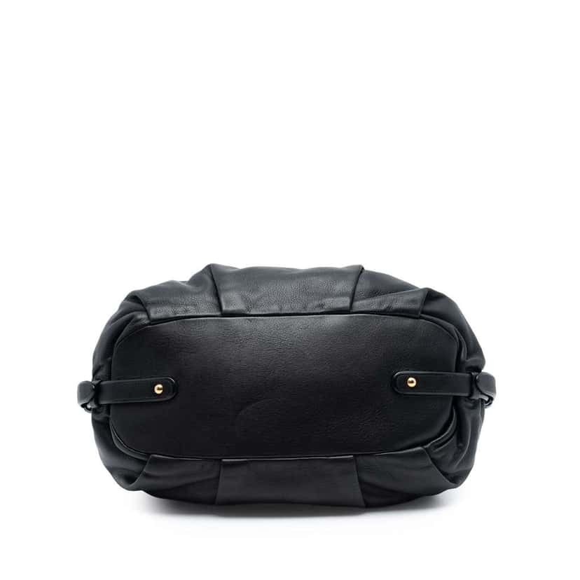 Prada Soft Calfskin Satchel Black Leather Fair condition - Inside View