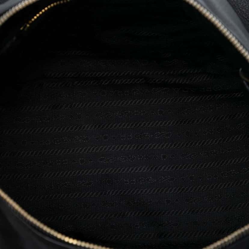 Prada Soft Calfskin Satchel Black Leather Fair condition - Model View