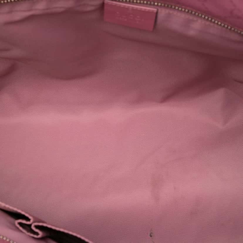 Gucci Medium GG Imprime Tote Pink Canvas Very good condition - Model View