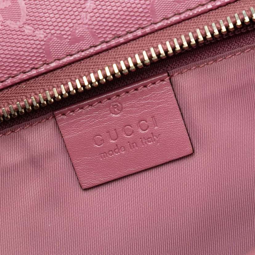 Gucci Medium GG Imprime Tote Pink Canvas Very good condition - Box View