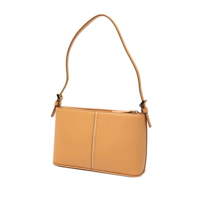 Burberry Leather Shoulder Bag Brown Leather Very good condition - Back View