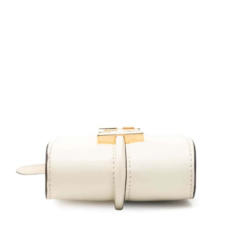 Fendi Leather Fendigraphy Phone Pouch White Leather Very good condition - Model View
