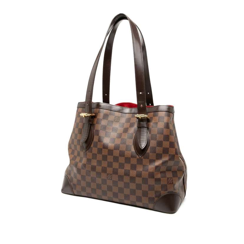 Louis Vuitton Damier Ebene Hampstead MM Brown Good condition - Back View