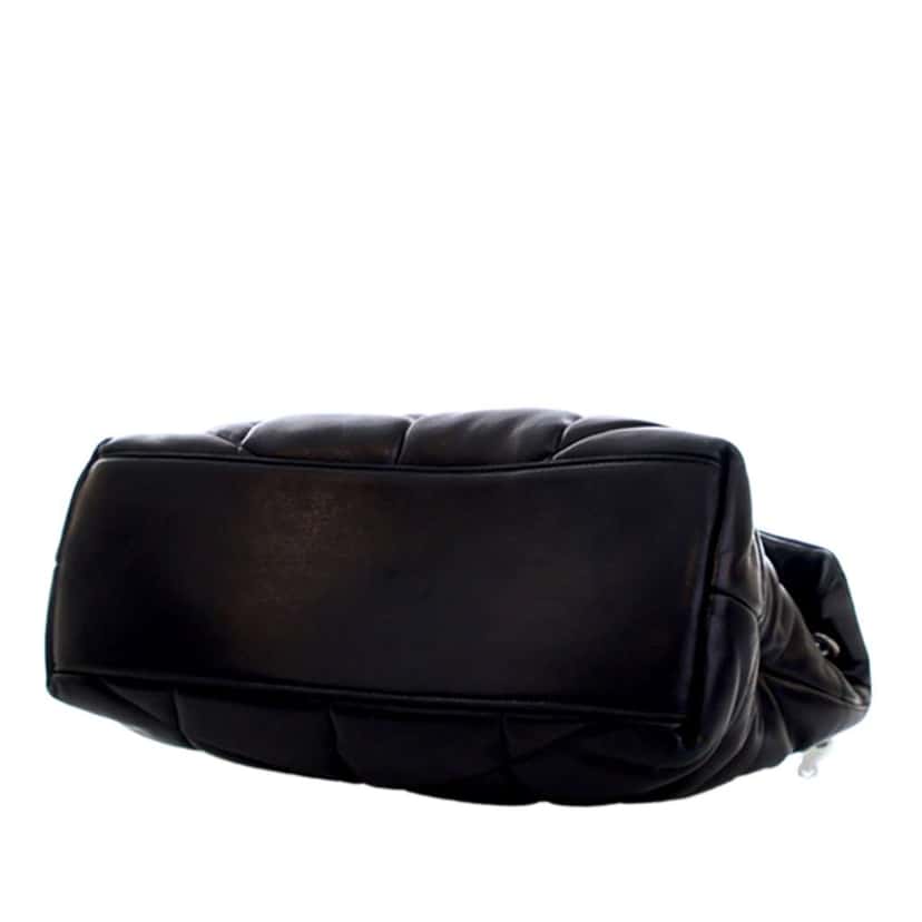 Saint Laurent Medium Nappa LouLou Puffer Shoulder Bag Black Leather Good condition - Box View