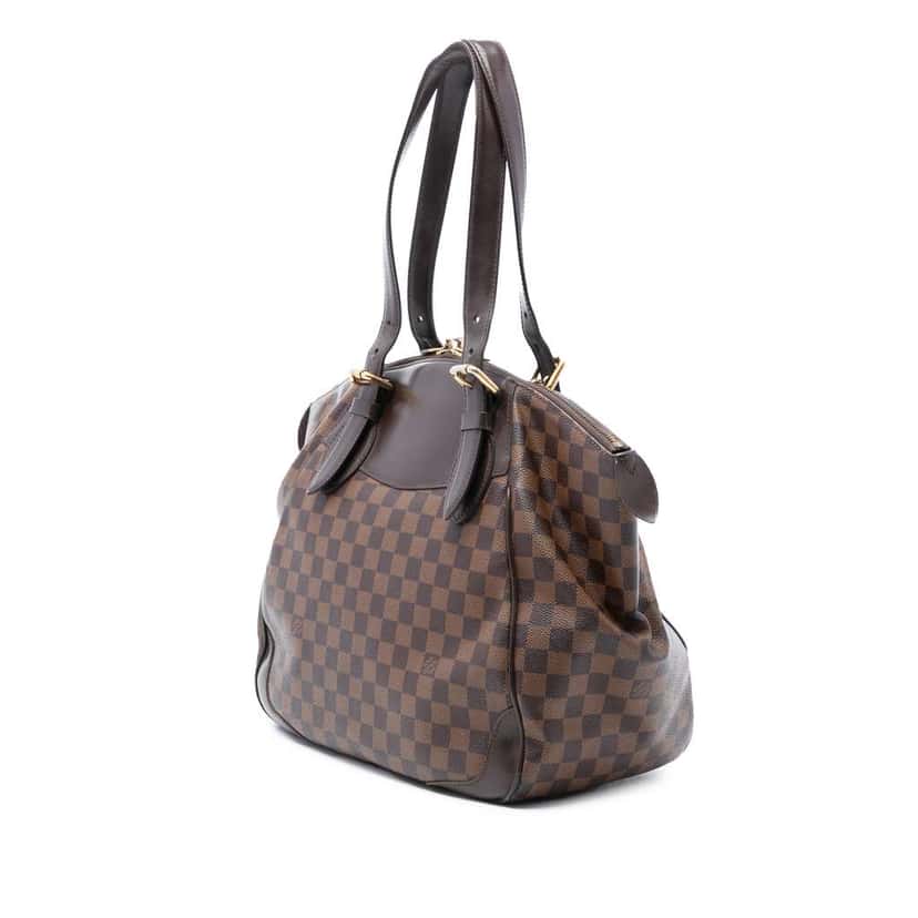 Louis Vuitton Damier Ebene Verona GM Brown Good condition - Back View
