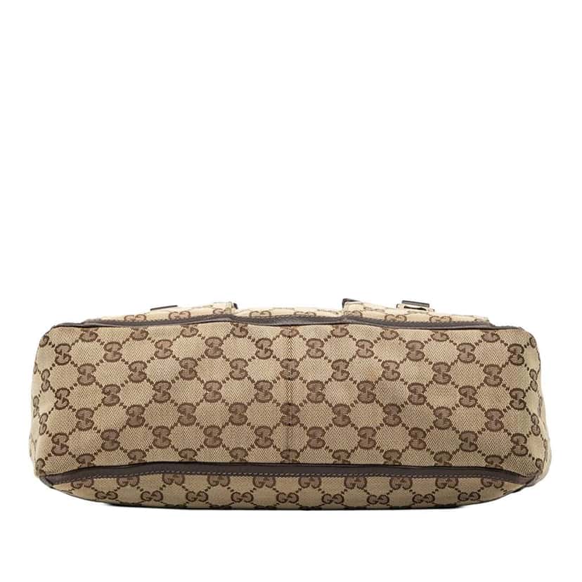 Gucci GG Canvas Abbey D Ring Pocket Tote Brown Canvas Good condition - Inside View
