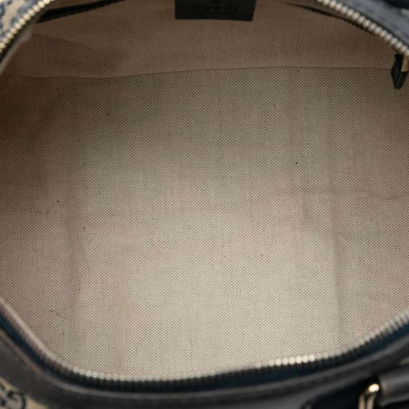 Gucci Medium GG Canvas Web Joy Boston Bag Brown Canvas Very good condition - Model View