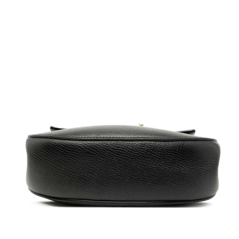 Chloé Small Bicolor Smooth and Grained Calfskin Drew Crossbody Black Leather Good condition - Inside View