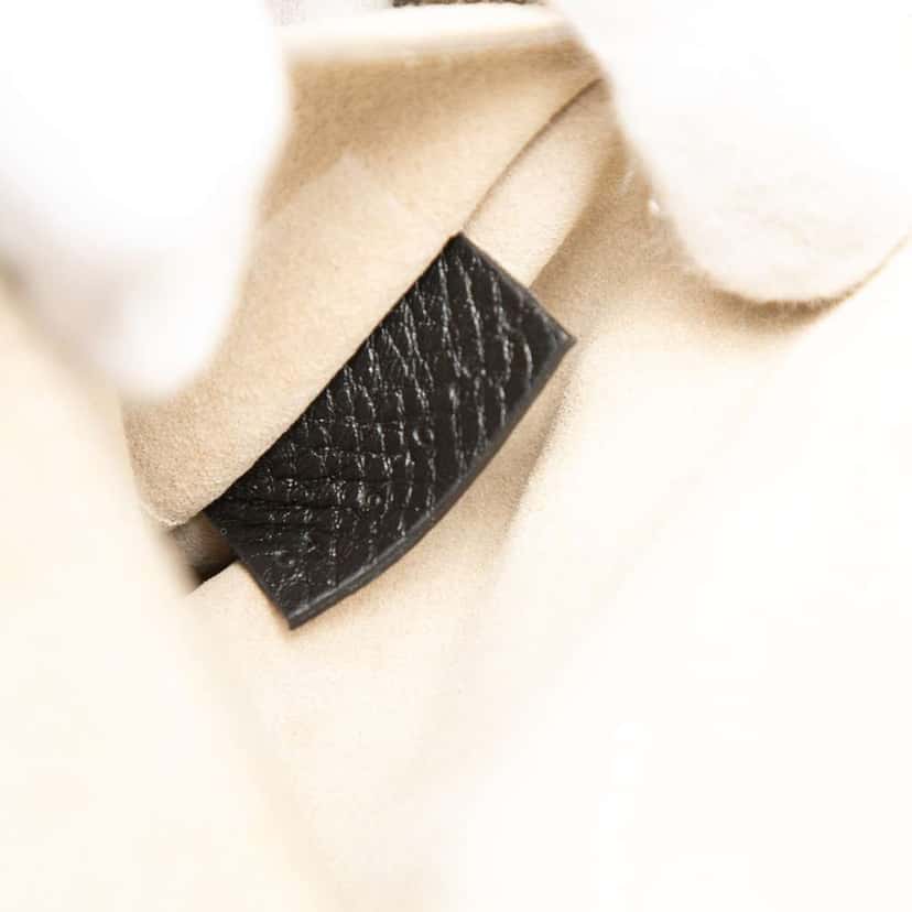 Chloé Small Bicolor Smooth and Grained Calfskin Drew Crossbody Black Leather Good condition - Box View