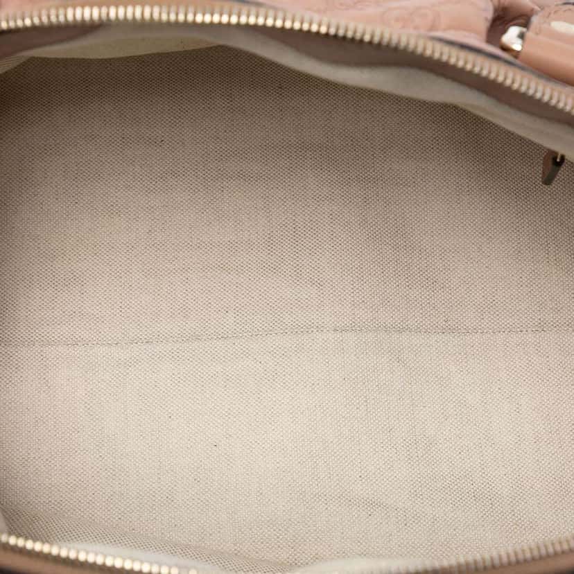Gucci Guccissima Sukey Satchel Pink Leather Good condition - Model View