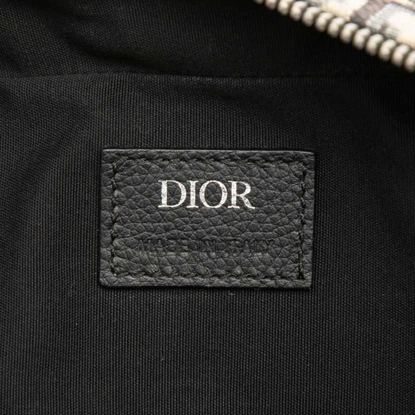 Dior Oblique Canvas Safari Crossbody Blue Canvas Good condition - Box View