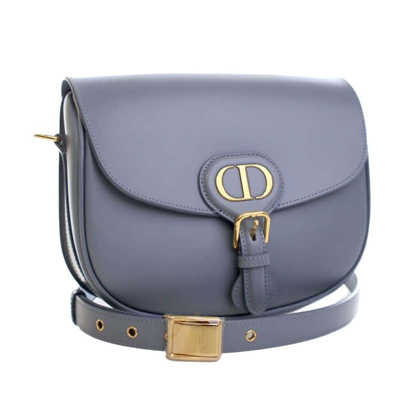 Dior Medium Calfskin Bobby Crossbody Blue Leather Good condition - Back View