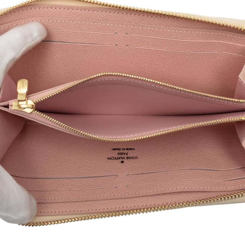Louis Vuitton Damier Azur Summer Trunks Zippy Long Wallet White Good condition - Model View