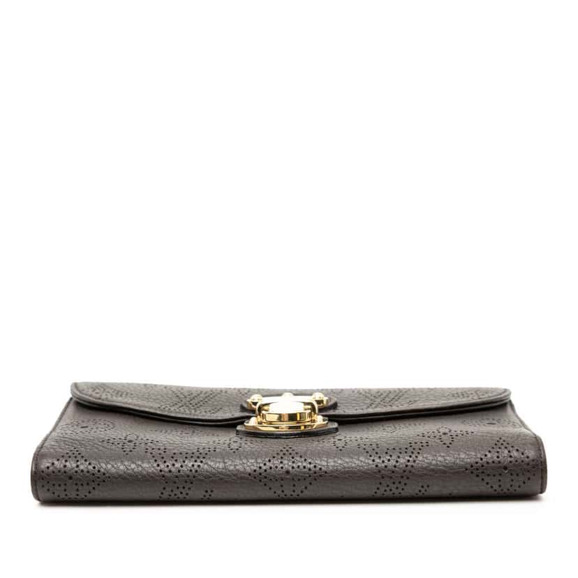 Louis Vuitton Mahina Amelia Wallet Brown Leather Good condition - Inside View