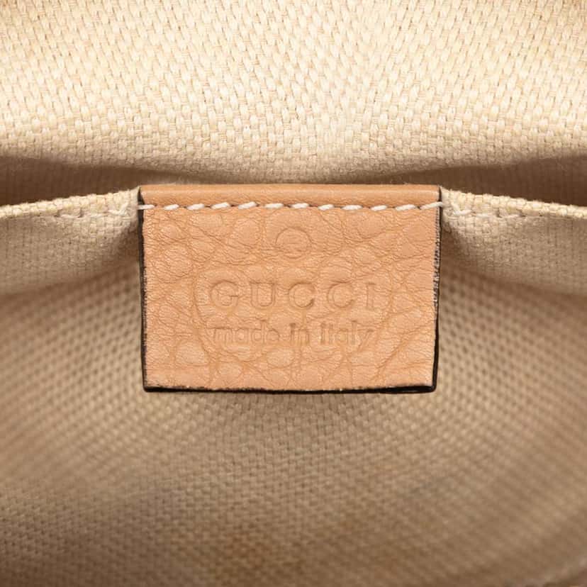 Gucci Leather Soho Disco Crossbody Brown Leather Good condition - Box View