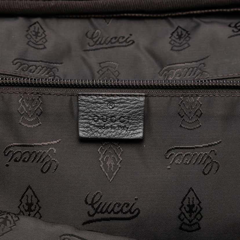 Gucci Guccissima Business Bag Brown Leather Good condition - Box View