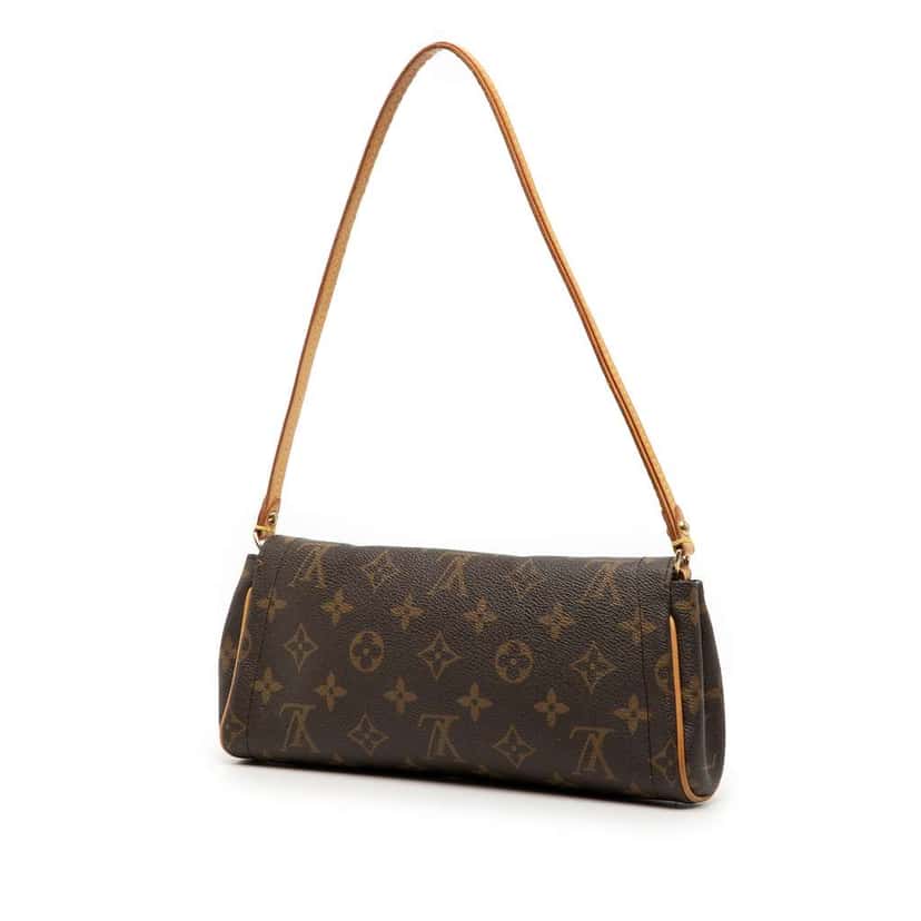 Louis Vuitton Monogram Pochette Beverly Brown Good condition - Back View