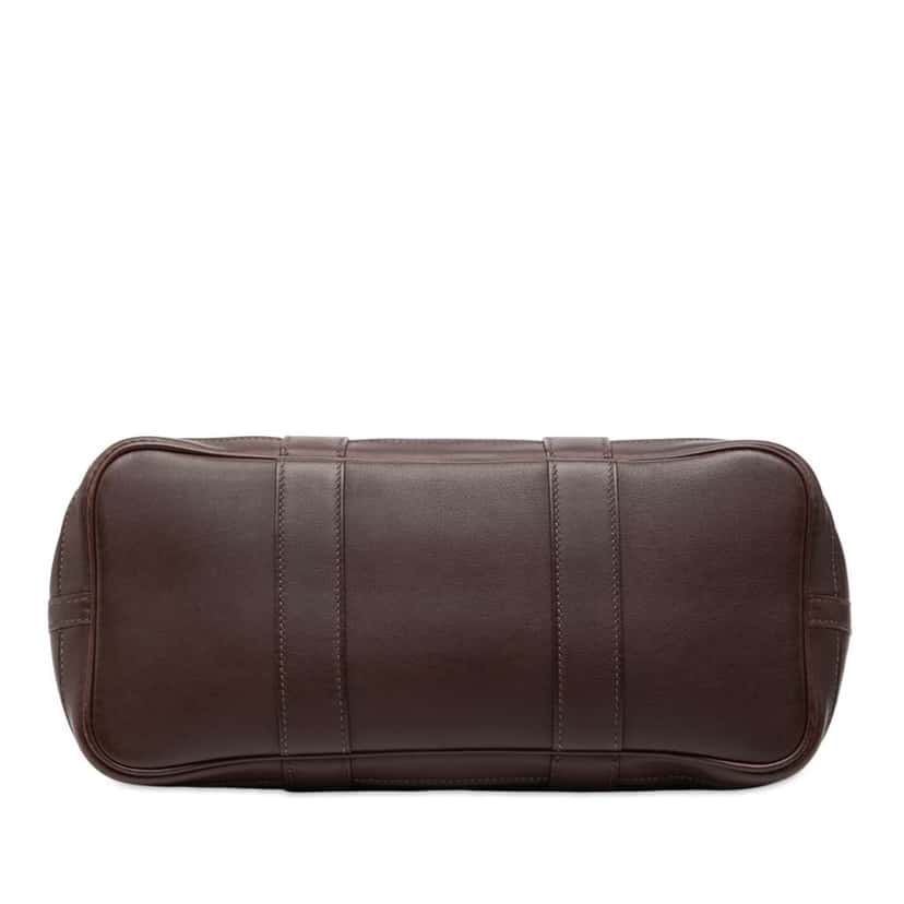 Hermès Swift and Silk Bolduc Twilly Garden Party 30 Brown Leather Good condition - Inside View