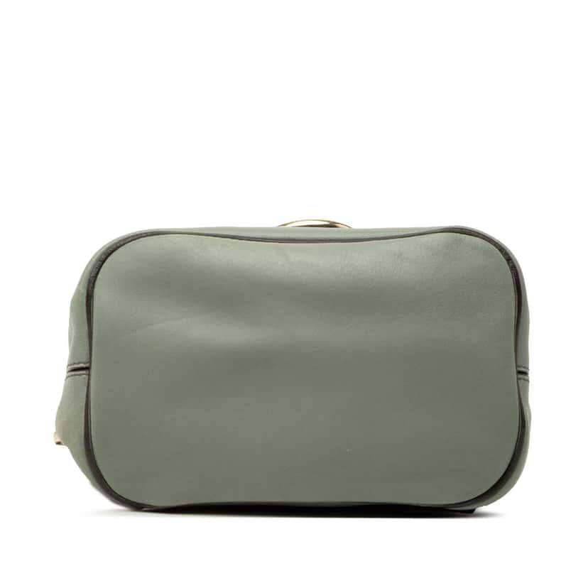 Chloé Mini Calfskin and Suede Faye Backpack Blue Leather Very good condition - Inside View