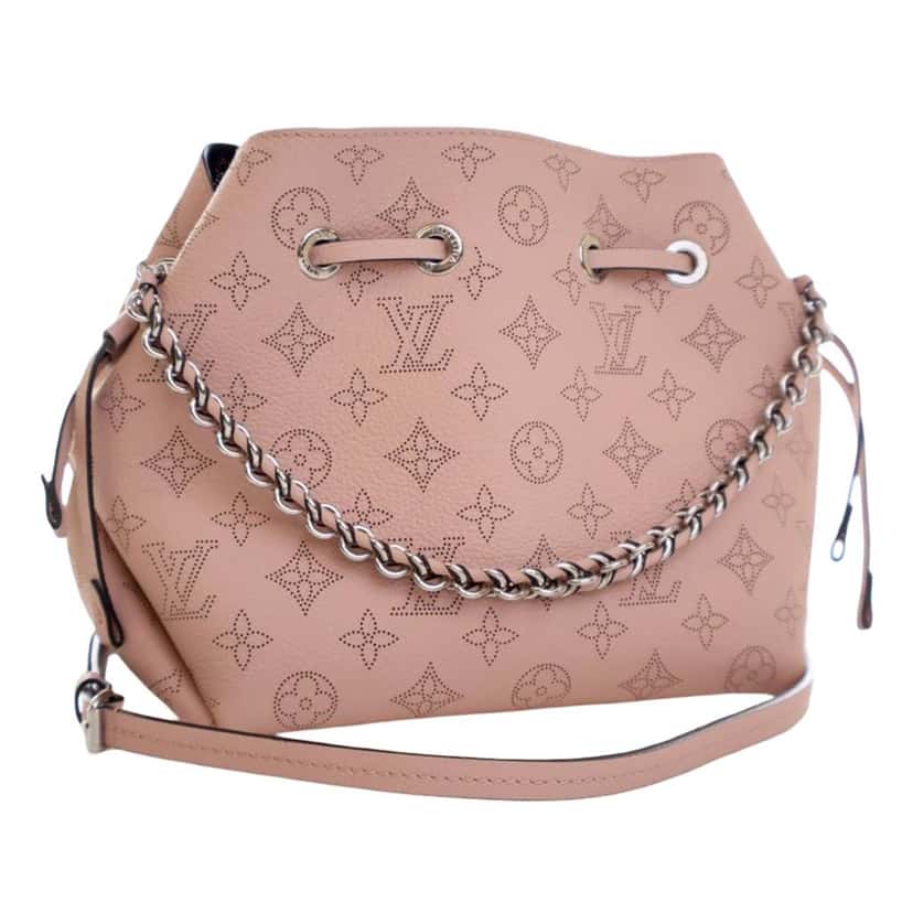 Louis Vuitton Monogram Mahina Bella Pink Leather Good condition - Back View