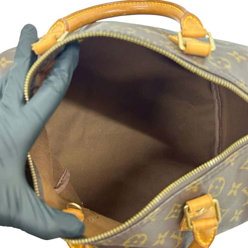 Louis Vuitton Monogram Speedy 25 Brown Good condition - Inside View
