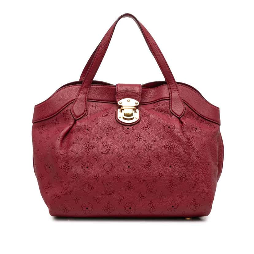 Louis Vuitton Monogram Mahina Cirrus PM Red Leather Very good condition - Front View
