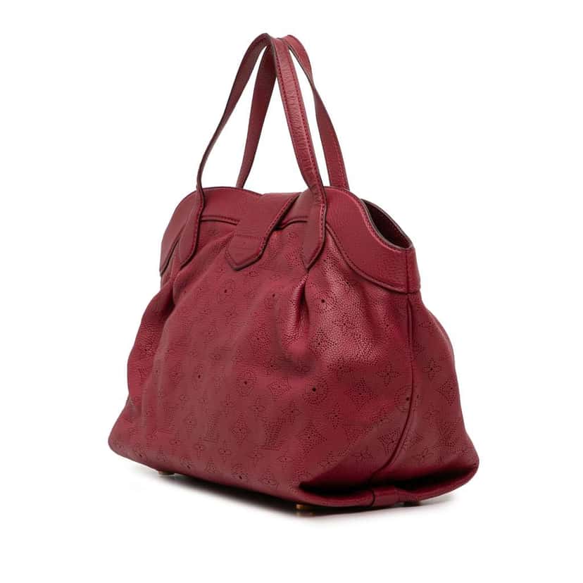Louis Vuitton Monogram Mahina Cirrus PM Red Leather Very good condition - Back View