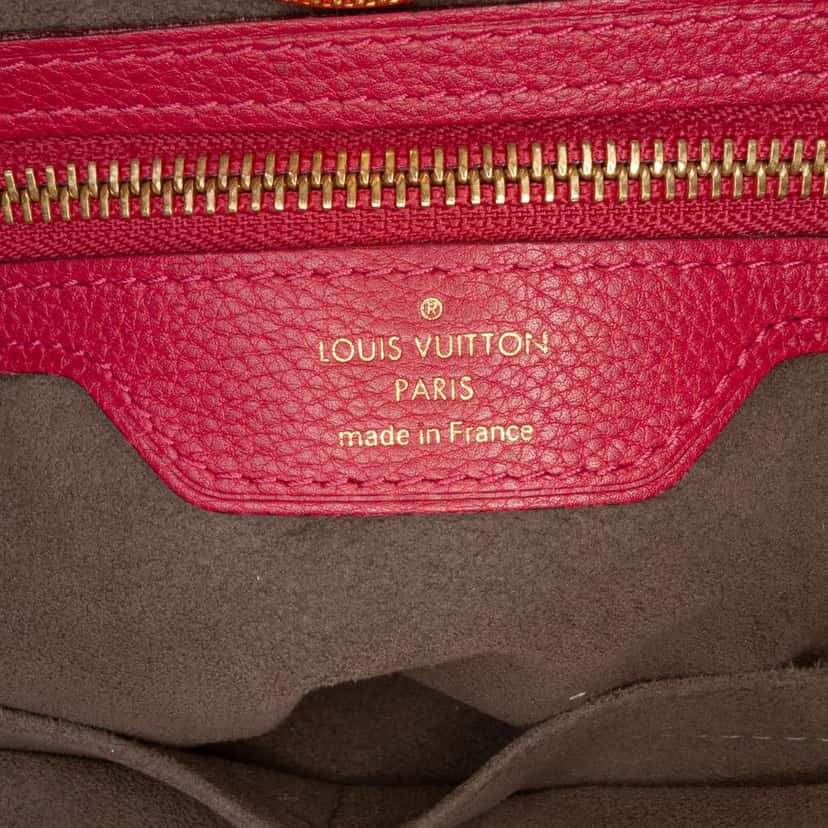 Louis Vuitton Monogram Mahina Cirrus PM Red Leather Very good condition - Box View