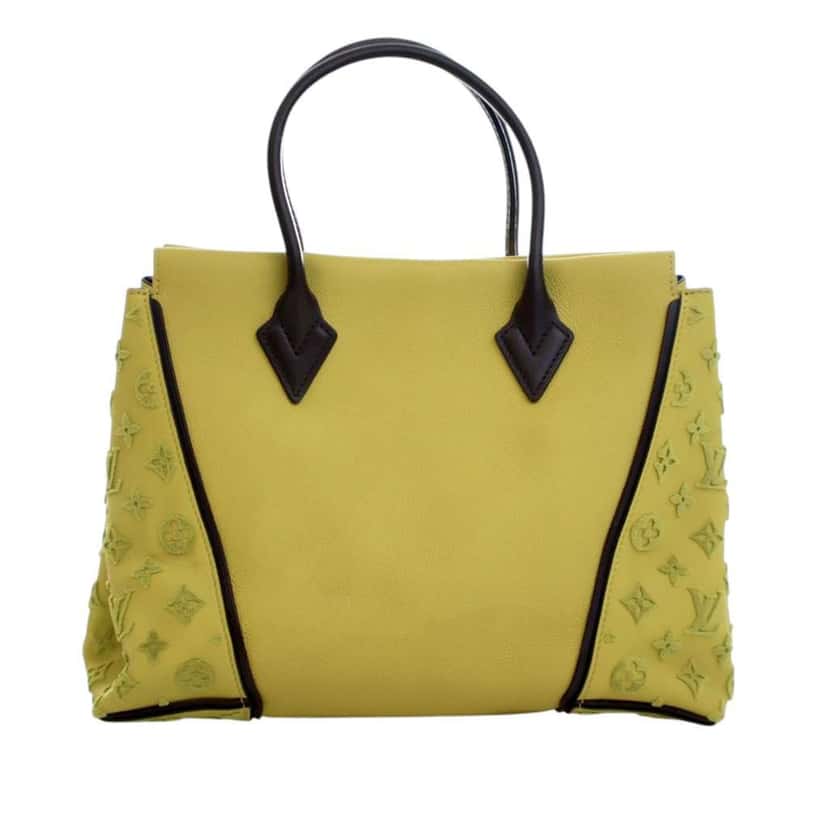 Louis Vuitton Veau Cachemire Tuffetage W Tote PM Yellow Leather Good condition - Front View