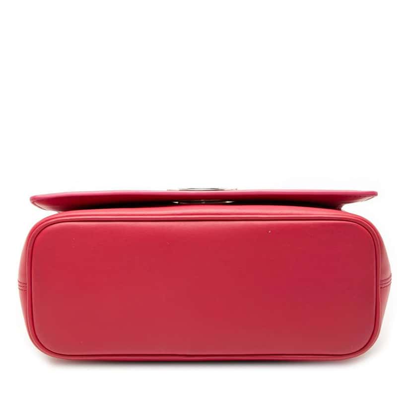 Bvlgari Leather Duet Top Handle Bag Pink Leather Very good condition - Inside View