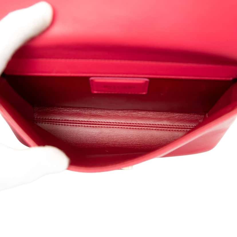 Bvlgari Leather Duet Top Handle Bag Pink Leather Very good condition - Model View