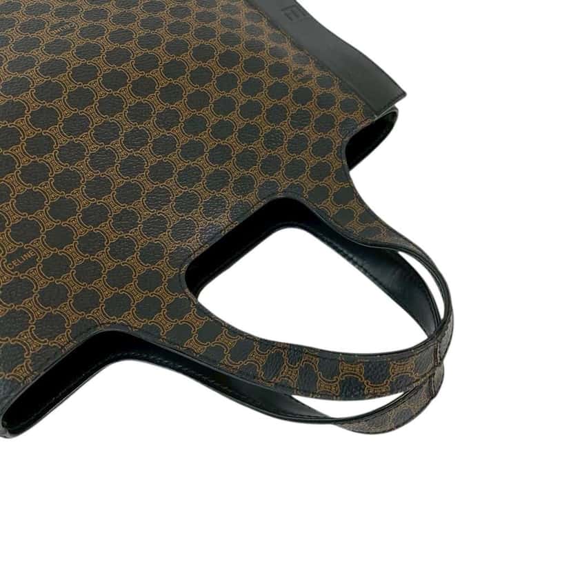 Celine Macadam Coated Canvas Tote Black Canvas Good condition - Box View