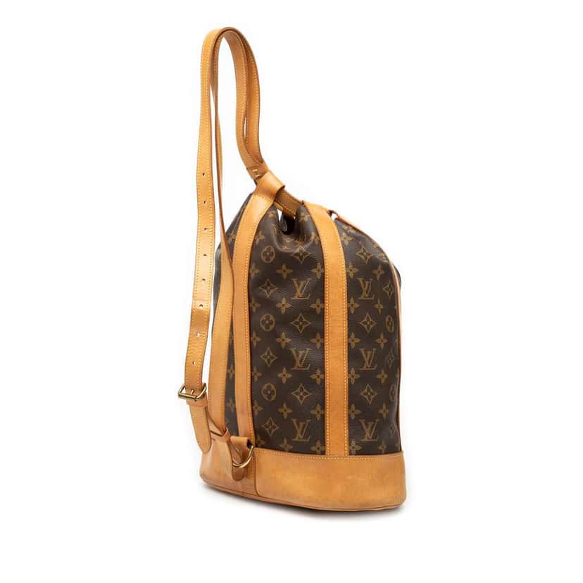 Louis Vuitton Monogram Randonnee PM Brown Good condition - Back View