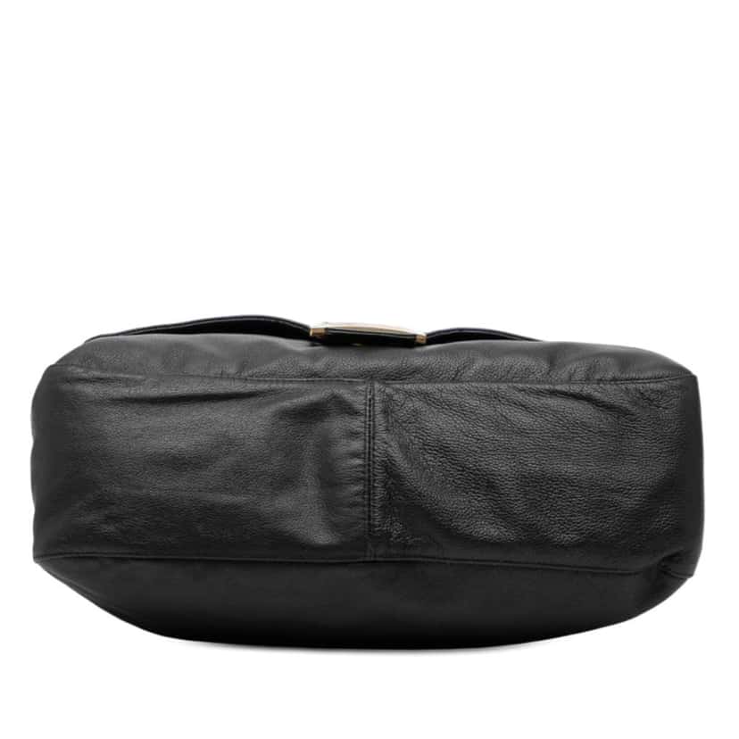 Fendi Leather Shoulder Bag Black Leather Good condition - Inside View
