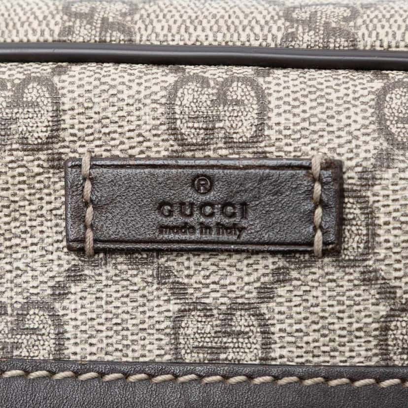 Gucci GG Supreme Crossbody Brown Canvas Good condition - Box View