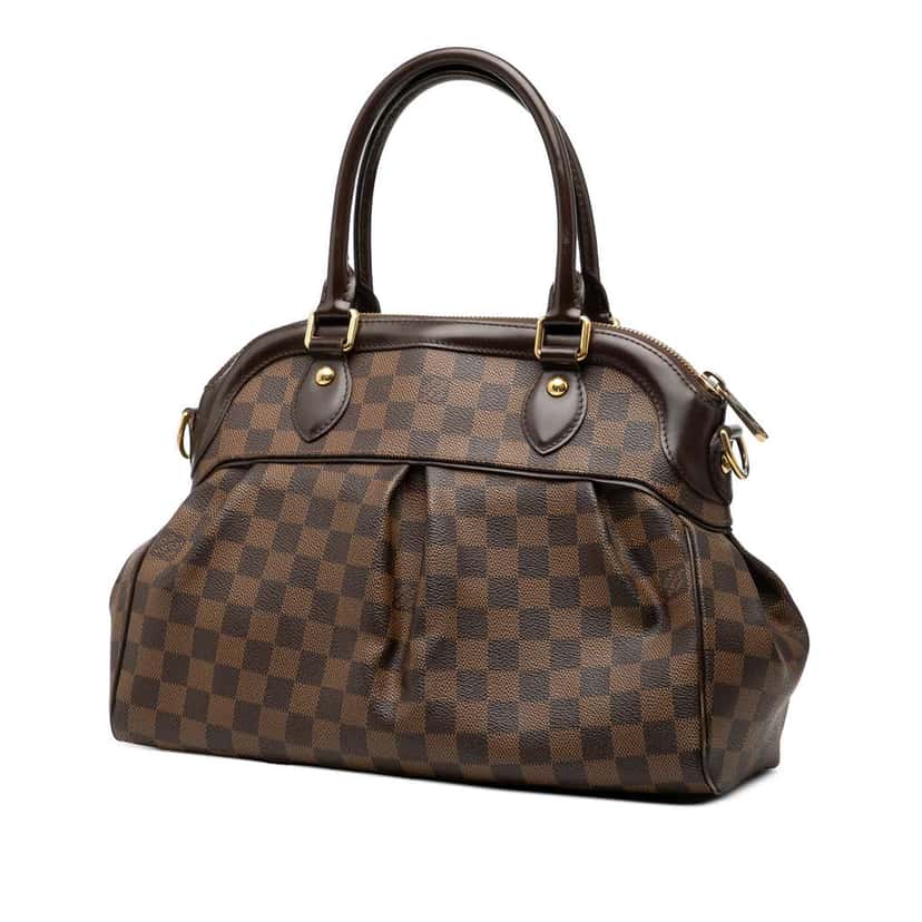 Louis Vuitton Damier Ebene Trevi PM Brown Good condition - Back View