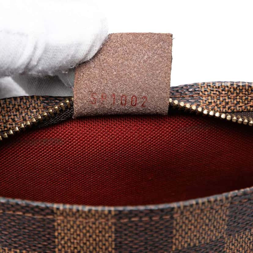 Louis Vuitton Damier Ebene Trousse Pochette Brown Very good condition - Box View