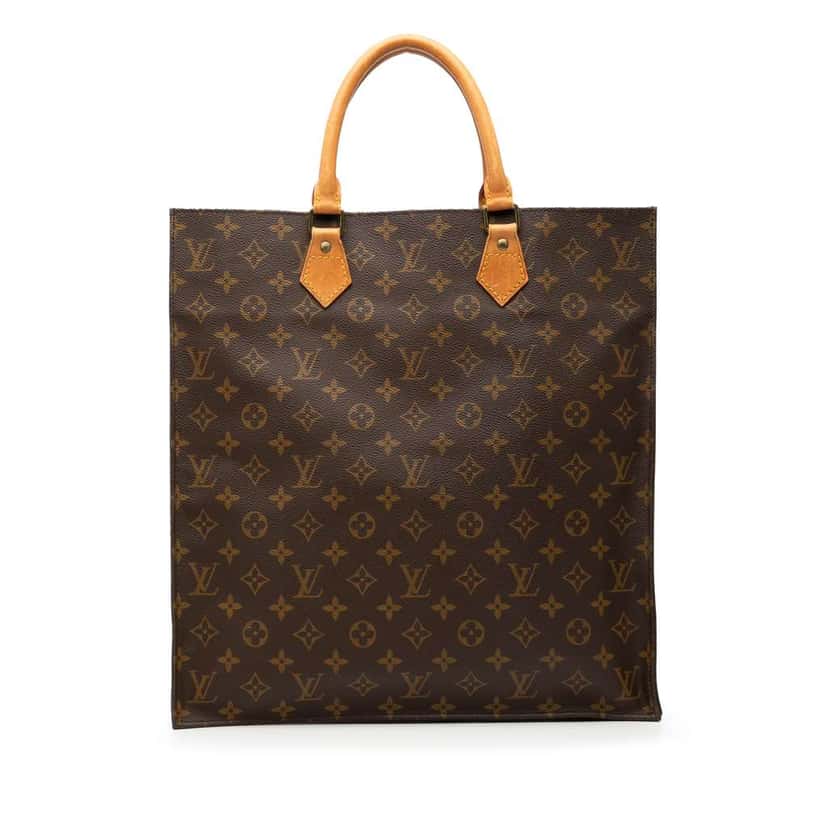Louis Vuitton Monogram Sac Plat Brown Good condition - Front View