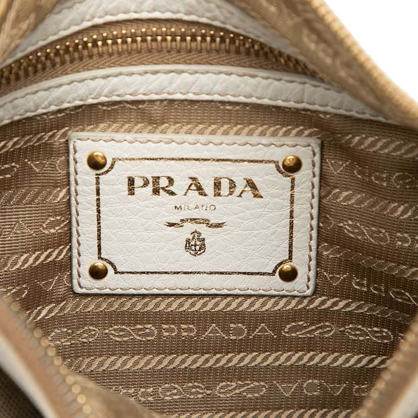 Prada Canvas Canapa Logo Crossbody Brown Canvas Very good condition - Box View