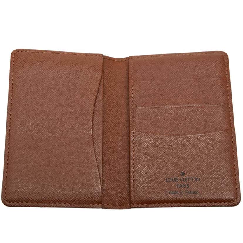 Louis Vuitton Monogram Pocket Organizer Brown Good condition - Model View
